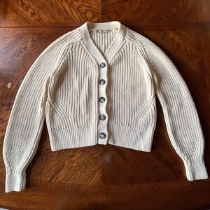 Everlane Cream Cardigan